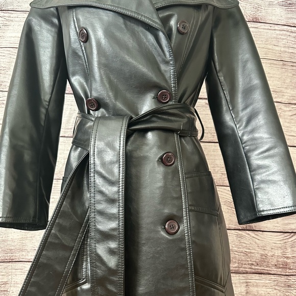 Vintage British Crown Colony Hong Kong 1960’s Trench Coat Size S - Picture 7 of 15